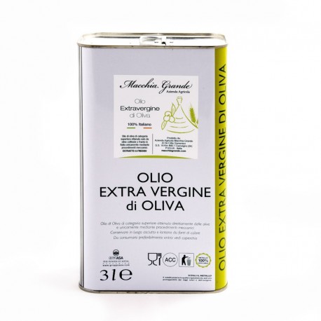 Extra Vergine di Oliva in Lattina - 3.0 l